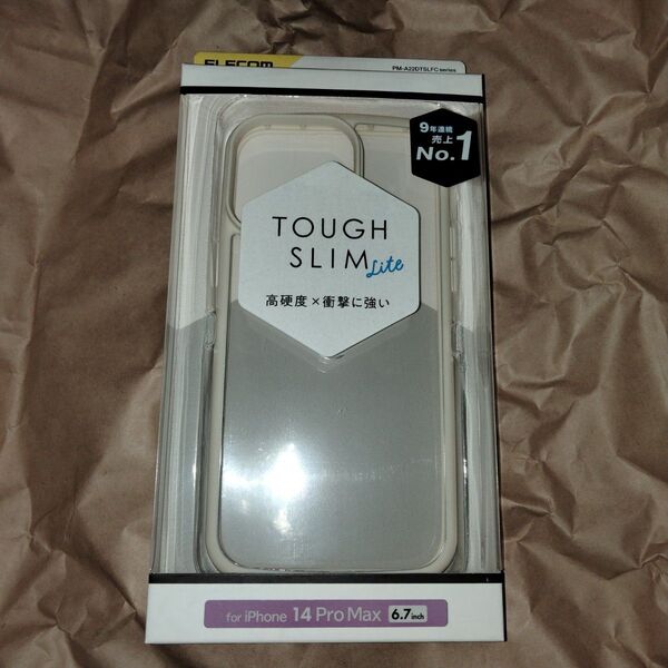 iPhone 14 Pro Max TOUGH SLIM LITE フレームカラーアイボリー 独自設計エアクッション衝撃吸収