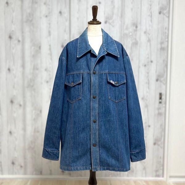 60's/Big smithビッグスミス/カバーオール/デニムジャケット/XL