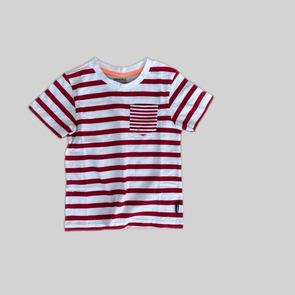 Tシャツ ボーダー 半袖 トップス 白 半袖Tシャツ ボーダー柄 カットソー
