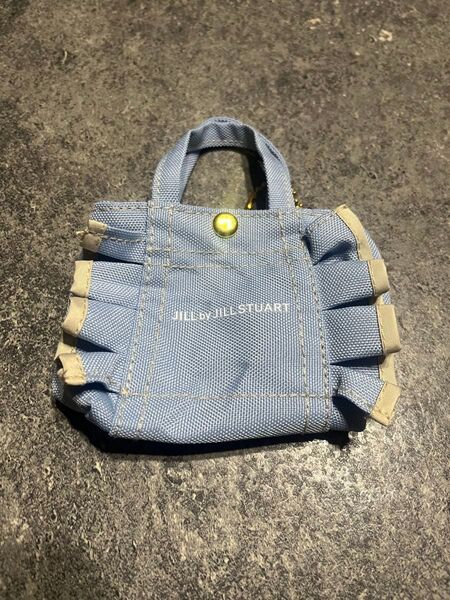 JILLSTUART ガチャガチャ ミニフリルトートバッグ ブルー