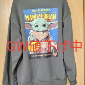 スター・ウォーズ スウェット マンダロリアン トレーナー ヨーダ 新品未使用 タグ付き メンズM