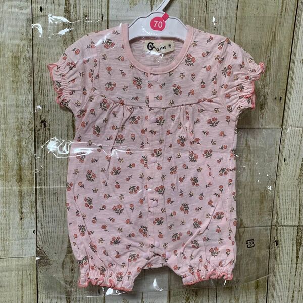 新品 croissance bebe ロンバース 半袖 70㎝