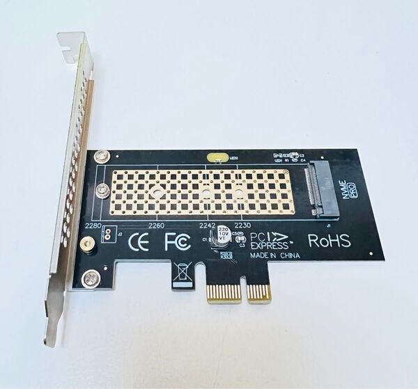 NVME M.2 PCIe X1変換アダプターカード