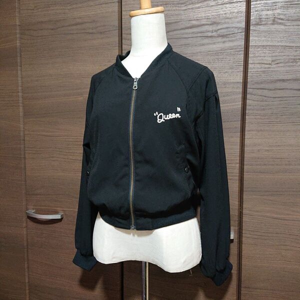 COCODEAL ココディール ノーカラージャケット アウター MA1 黒