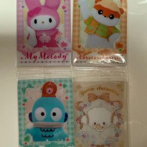 サンリオ ウエハースカード 4枚 マイメロディ コロコロクリリン ハンギョドン こぎみゅん