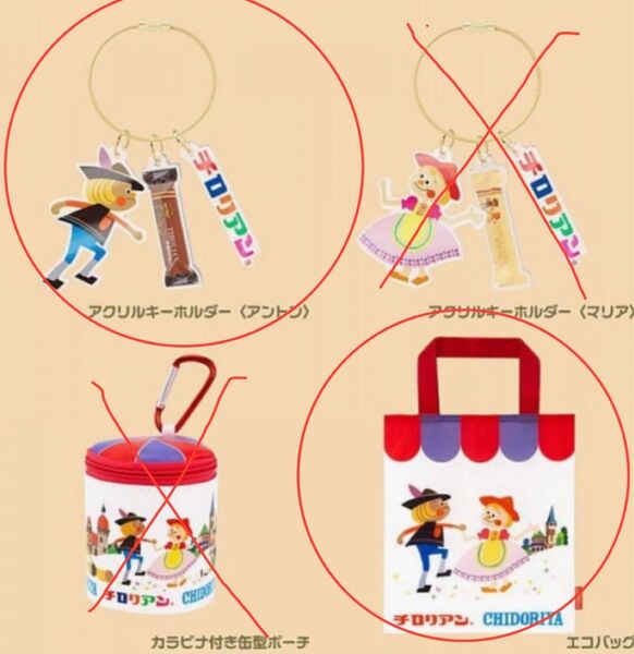 チロリアン グッズコレクション エコバッグ・キーホルダー