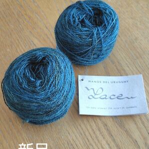 【新品】MANOS DEL URUGUAY Lace moorit 2玉 100g グリーン系 マノスデルウルグアイ