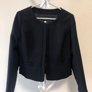 美品 ノーカラージャケット