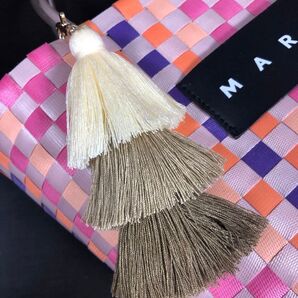 3段 タッセル バッグチャーム キーホルダー キーチャーム