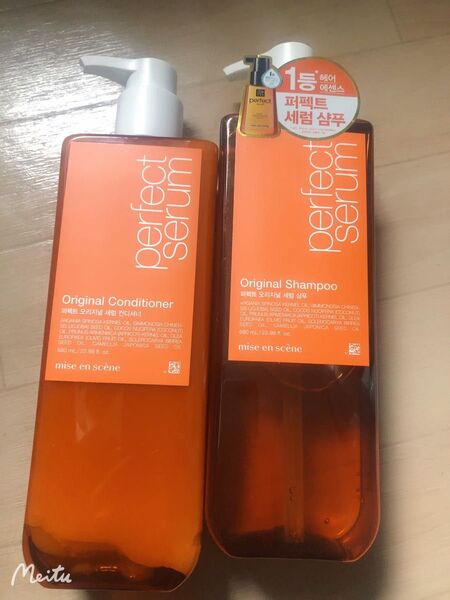 【680ml*2本】ミジャンセン セラムトシャンプー&コンディショナー