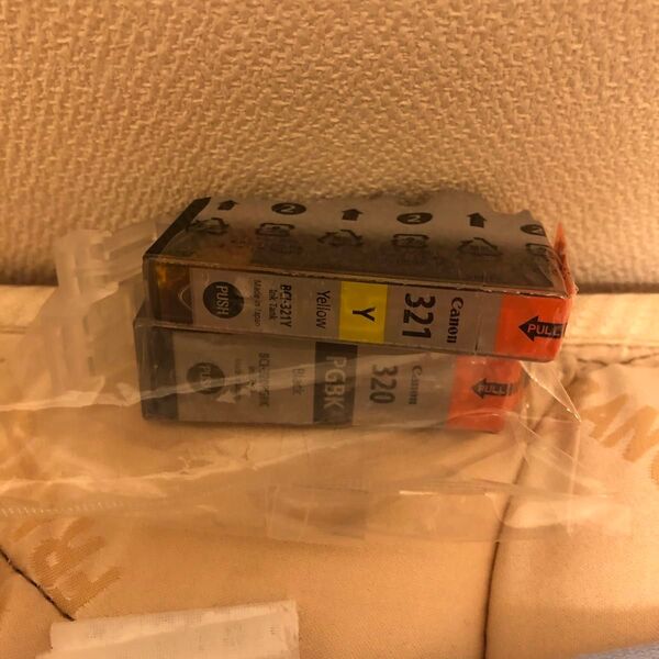 キヤノン純正インク BCI-320PGBK BCI-321Y 計2個