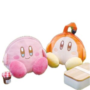 ぬいぐるみ 星のカービィ ぬいぐるみ型 保冷バッグ 弁当箱入れ 哺乳瓶入れ キャラクター カービィ ワドルディ ポーチ