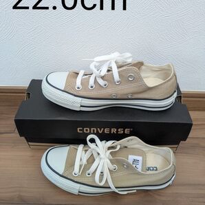 *美品*CONVERSE ALL STAR ベージュ 22.0cm