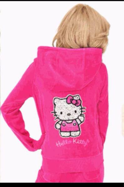 Rady レディー Hello Kitty ベロアセットアップ/チェリーピンク