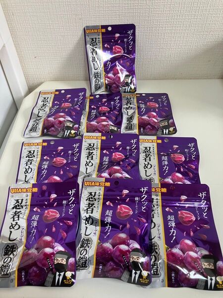 忍者めし 鉄の鎧 10袋 グレープ味