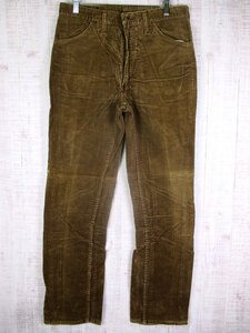 Wrangler 80's Wrangler strut corduroy pants Brown W32xL30 USA made #mbc5