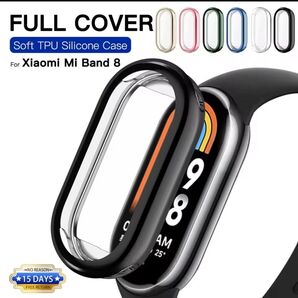 Xiaomi Smart Band 8 9 液晶画面保護カバー(ブラック)