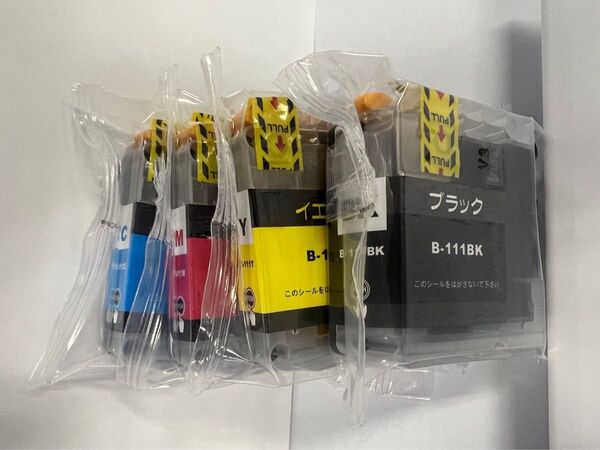 ブラザー用 LC111 互換インクカートリッジ 4色セット色自由組み合わせできます ICチップ付き