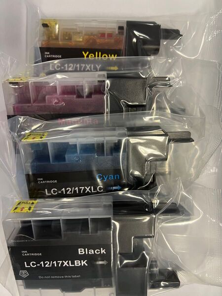ブラザー LC12/17BK 大容量4個自由選択 ブラザー用 互換 インクカードリッジ