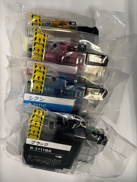 ブラザー用 LC3111-4PK 4色セット 互換インクカートリッジ4本自由組み合わせ