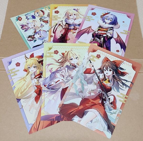 東方project 博麗神社初詣 ポストカード アニメガ ソフマップ