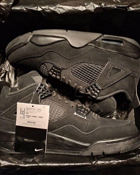 Nike Air Jordan 4 Black Cat 27.5cm ナイキ エアジョーダン4 ブラックキャット 新品 黒タグ