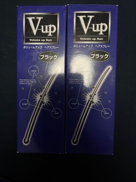 ピノーレ V-up ボリュームアップヘアスプレー ブラック 200g 2個セット