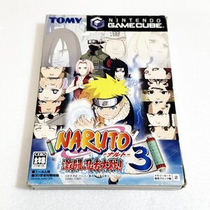 NARUTO -ナルト- 激闘忍者大戦!3【動作未確認・清掃済】ゲームキューブ ニンテンドー