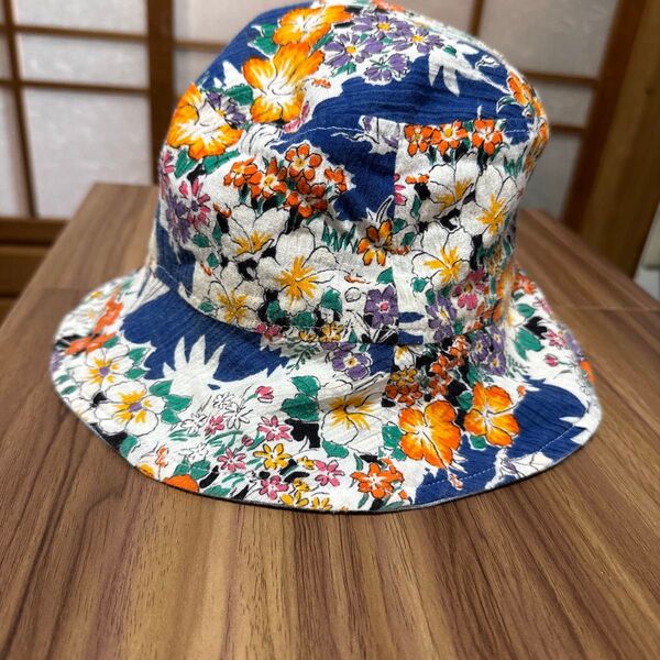 花柄 バケットハット 帽子