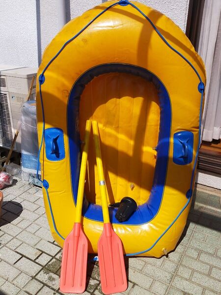 ゴムボート オール2本 電動空気入れ付き