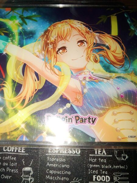 BanG Dream!ポッピンパーティー!市ヶ谷有咲!ビジュアルボード!