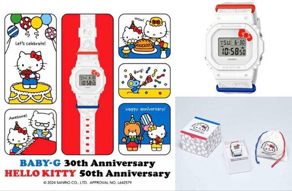 BABY-G ハローキティ50周年コラボモデル BGD-565KT-7JR 新品未使用