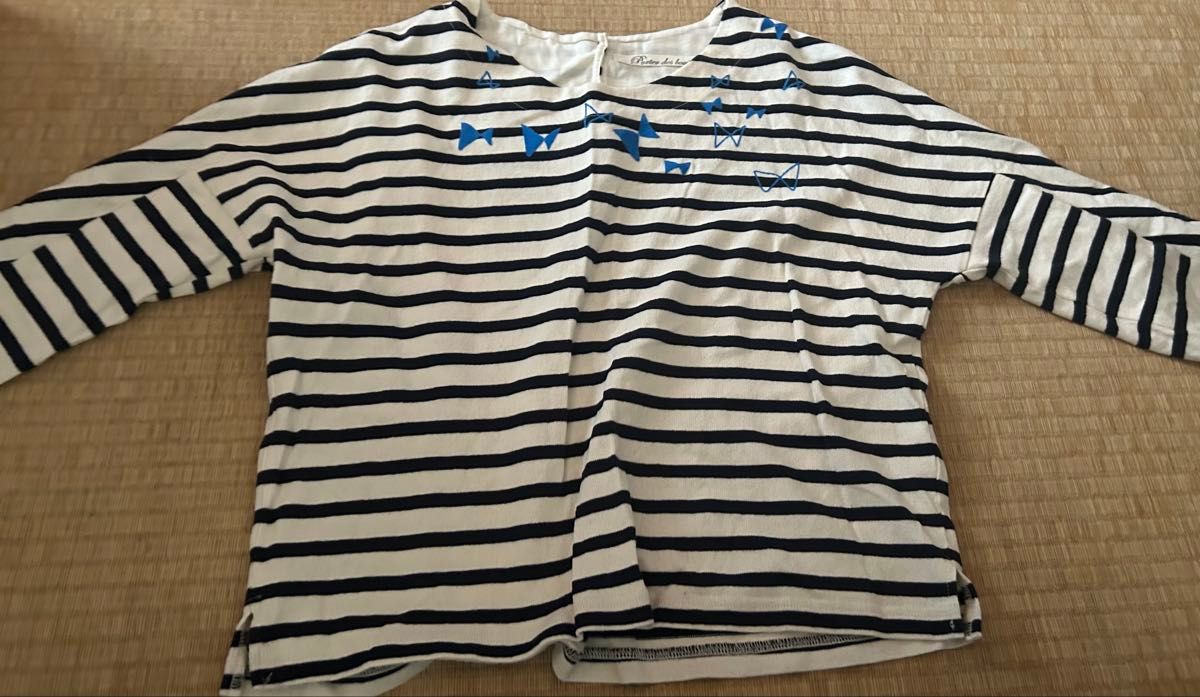 日本製Porter des boutonsポルテデブトン ワイドカラーブラウス