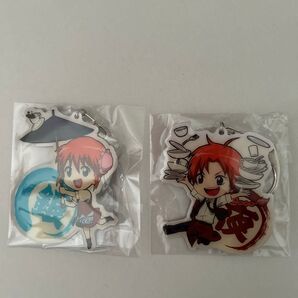 銀魂 神楽&神威 キャラクロ キーホルダー
