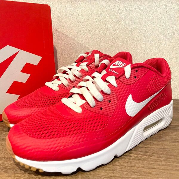 NIKE AIR MAX 90 ULTRA ESSENTIAL ナイキ エア マックス 90 ウルトラエッセンシャル レッド