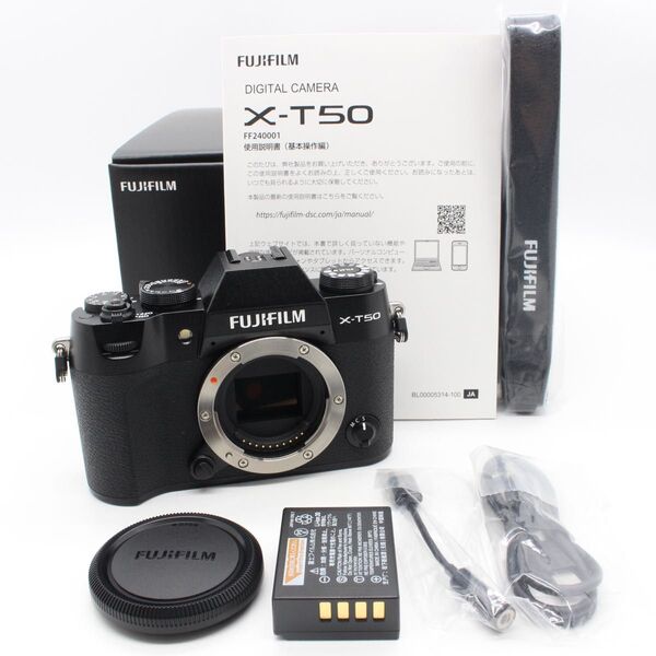 ★極上品★FUJIFILM X-T50 ボディ ブラック ショット数4046回