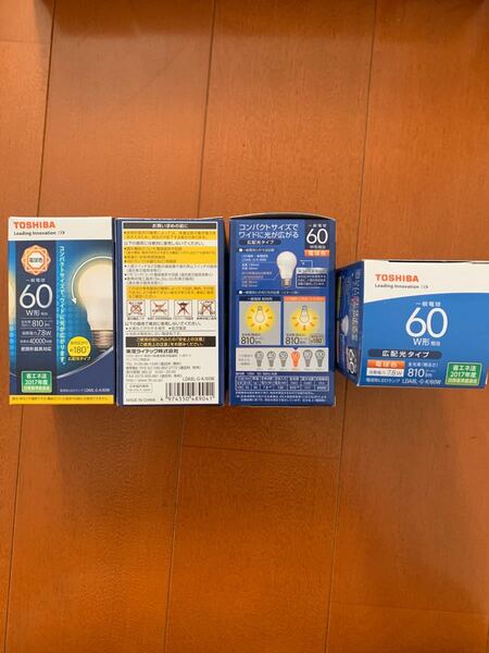 TOSHIBA LED電球 LDA-G-K/60W 10個セット