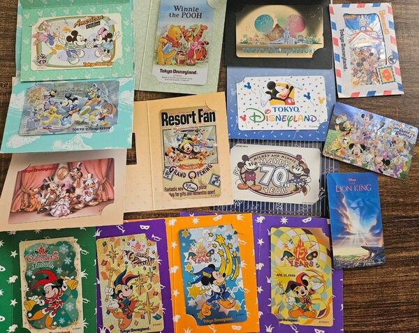 8 テレホンカード テレカ テレフォンカード 東京ディズニーランド ディズニー ヴィンテージ レア 希少 コレクション セット