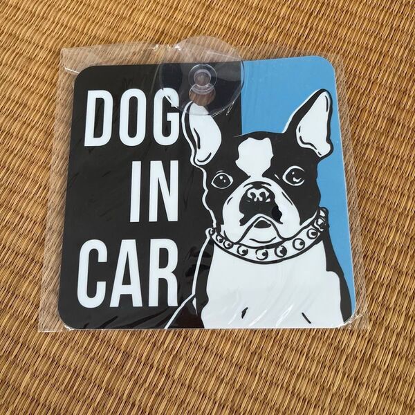 DOG IN CAR ステッカー 、シール フレンチブルドッグ 未使用品