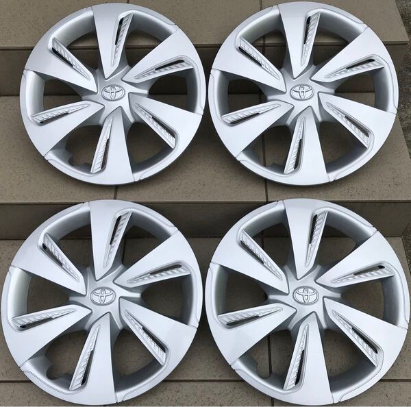 【送料込み】納車外し トヨタ純正 170系 シエンタ 後期 15インチホイールキャップ×4枚セット