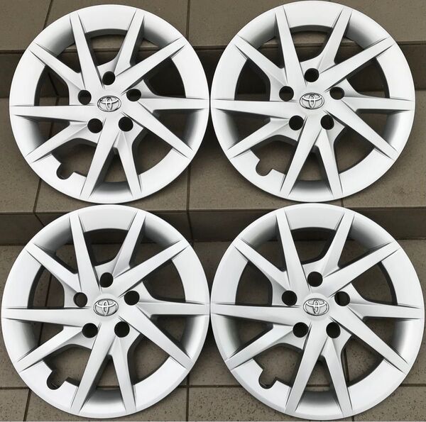 【送料込み】納車外し トヨタ純正 プリウスα 40系前期 16インチホイールキャップ×4枚セット