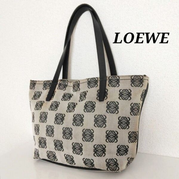 LOEWE ロエベ キャンバスレザー トートバッグ