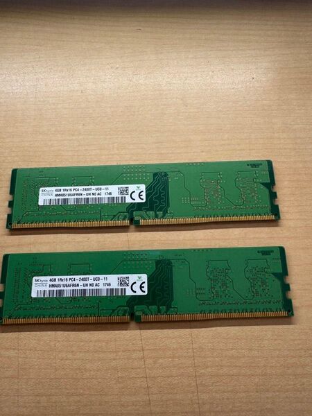 hynix メモリ 4GB 2枚セット PC4-2400T