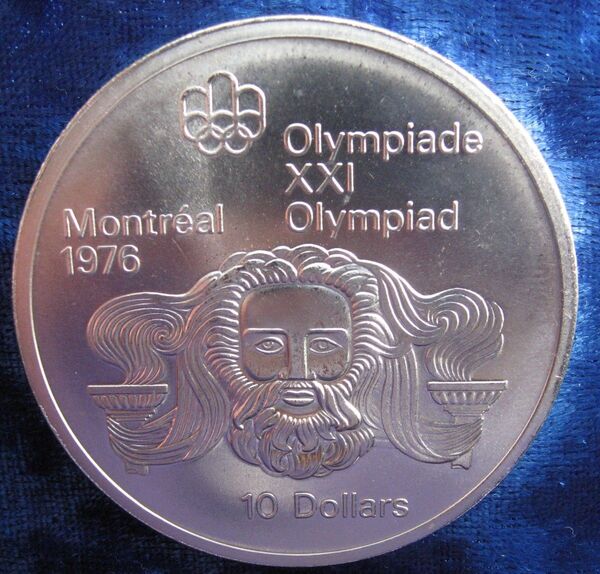 ★ 1976年 モントリオール五輪 10ドル銀貨