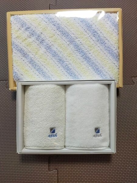 《新品・未使用》今治ミニタオル2枚・フェイスタオル1枚