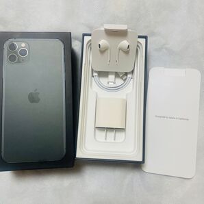 iPhone 11por 付属品 電源アダプタ・ケーブル・イヤホンの未使用品セット 箱
