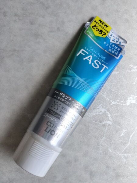 LION OCH-TUNE FAST 130g トータルケアペーストFa ブルーリフレッシュミント 薬用歯磨き粉