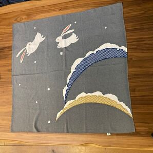 未使用 岡重 風呂敷 冬 うさぎ