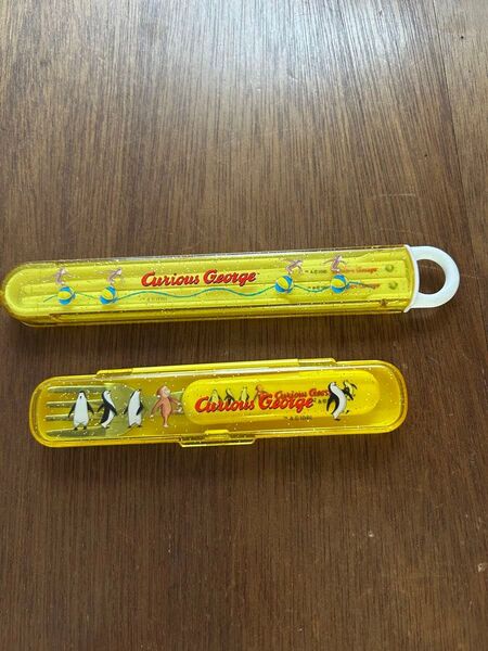 おさるのジョージ お箸とフォークのセット販売
