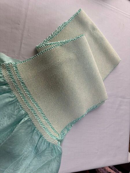 新品 帯揚げ 水色 総絞り 絞り 正絹 振袖 成人式